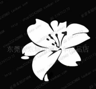 让爱车“绽放”魅力 T0164小花反光贴，安全与时尚兼具的选择